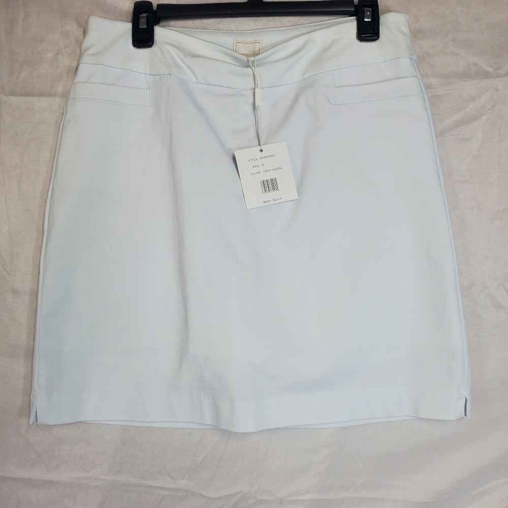 NWT Zac & Rachel White Skort Size 10
